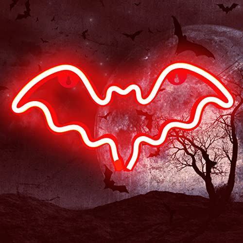 Halloween Bat Neon Sign