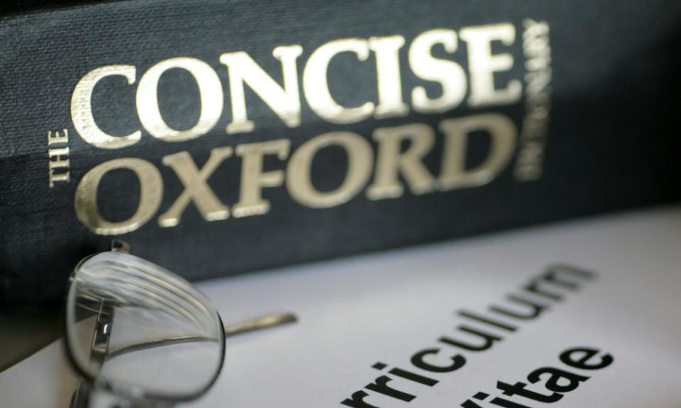 The Concise Oxford dictionary.