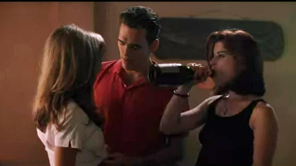 Neve Campbell, Denis Richards, and Matt Dillon in Wild Things