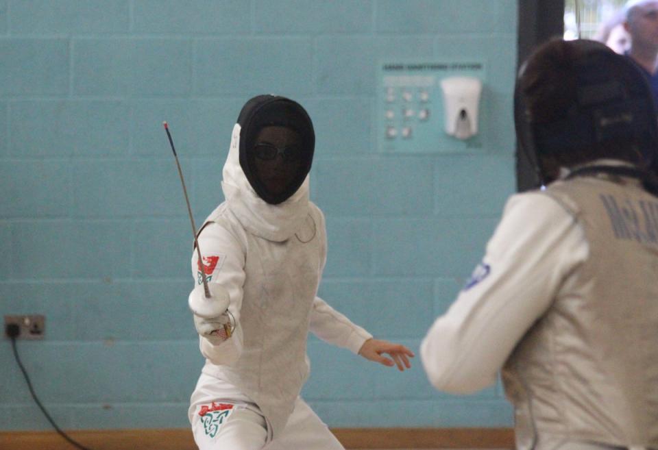 Fencing champion Rhiannon Craig fell in love with the sport aged six (Family handout/PA) (PA Media)