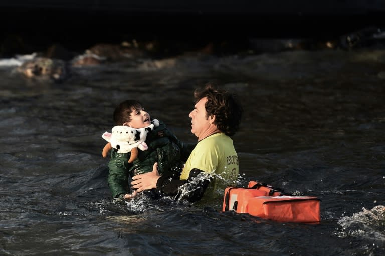 The numbers crossing the waterway between Turkey and the Greek Islands have exploded due to the Syrian conflict