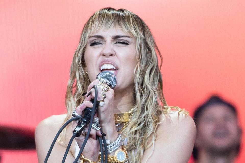 Miley Cyrus described her new album as “a love letter to LA” (Aaron Chown/PA) (PA Archive)