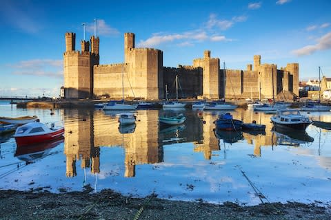 Caernarfon, Gwynedd - Credit: Getty