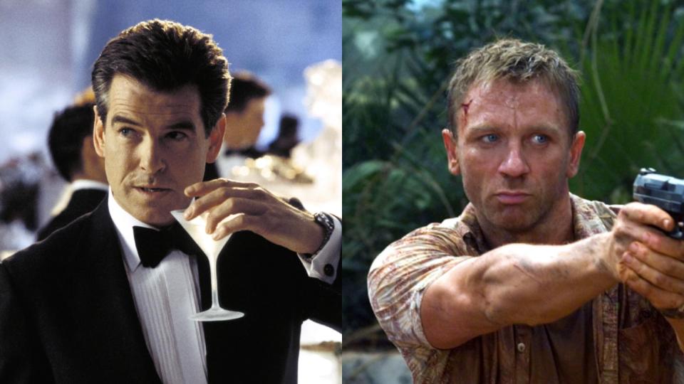 Pierce Brosnan vs Daniel Craig as James Bond