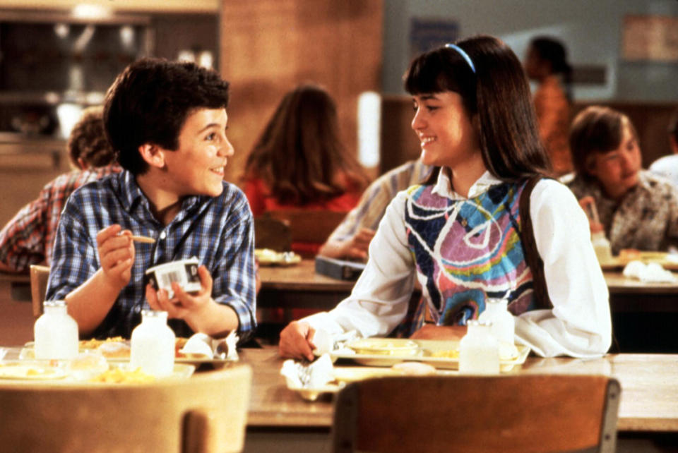 Fred Savage stars as Kevin Arnold, and Danica McKellar plays Winnie Cooper on a 1991 episode of 