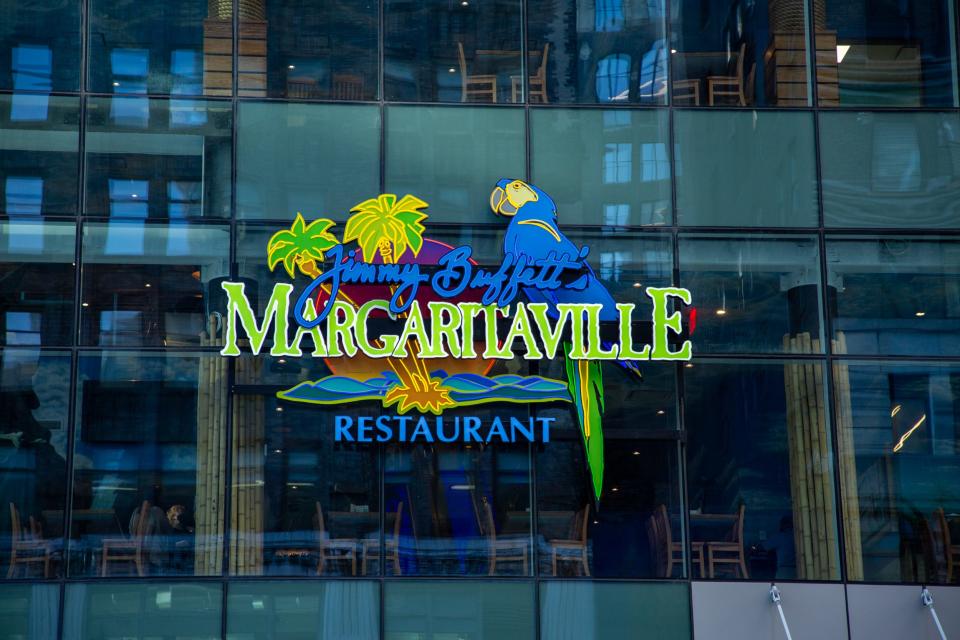 the exterior of the Margaritaville Resort Times Square building