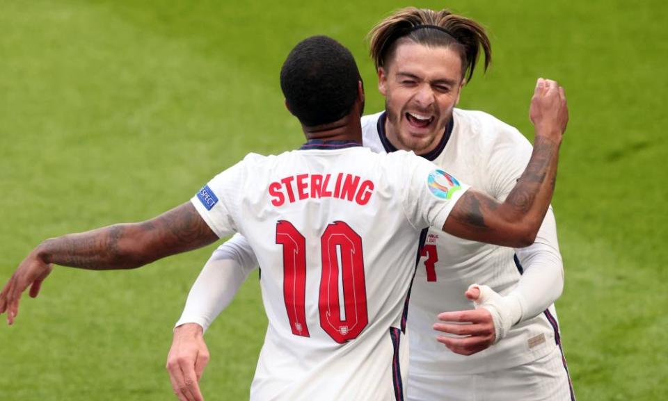 Jack Grealish and Raheem Sterling