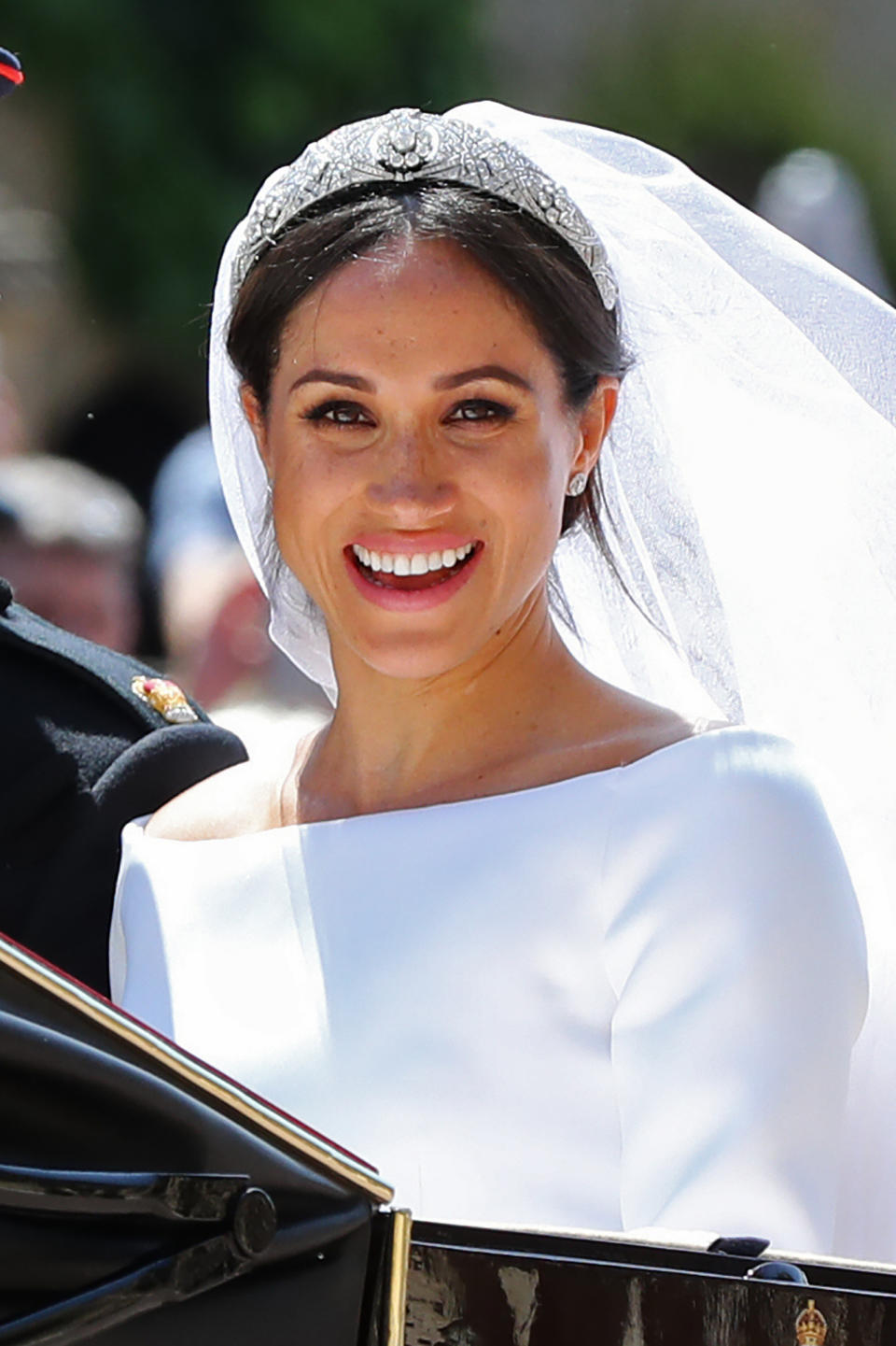 Meghan Markle on her wedding day. (Photo: Getty Images)