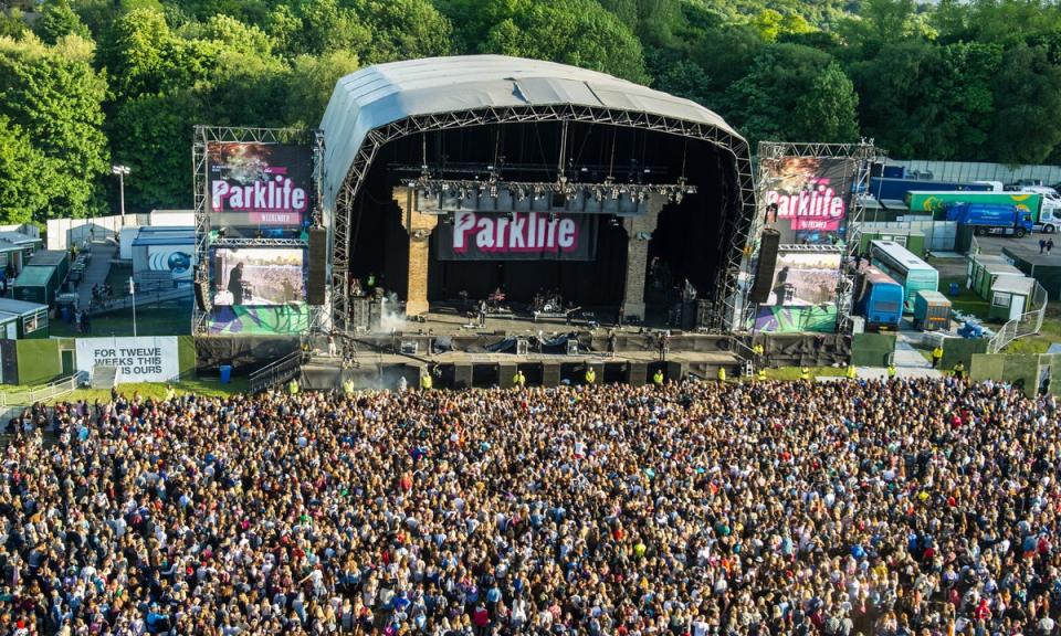 Fans at Parklife festival in Manchester (Katja Ogrin/PA) (PA Archive)