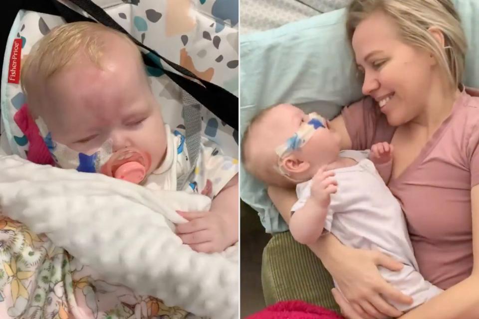 <p>Instagram/carlyandtresne</p> Australian reality stars Carly Saunders and Tresne Middleton lost their 20-month-old daughter Poppy to a rare form of leukemia n February.