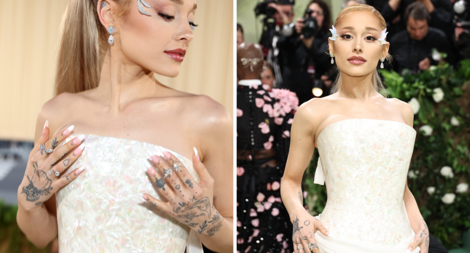 Mother of Pearl is the birthstone for June - which is when Ari's birthday is. Credit: Getty Images 