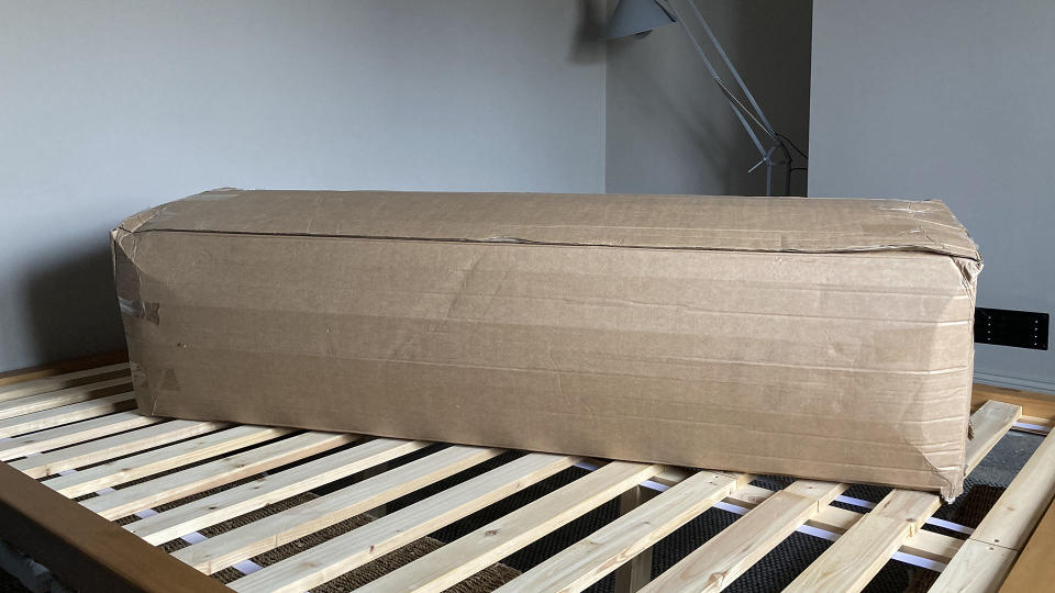Lola Cool Hybrid mattress in its box