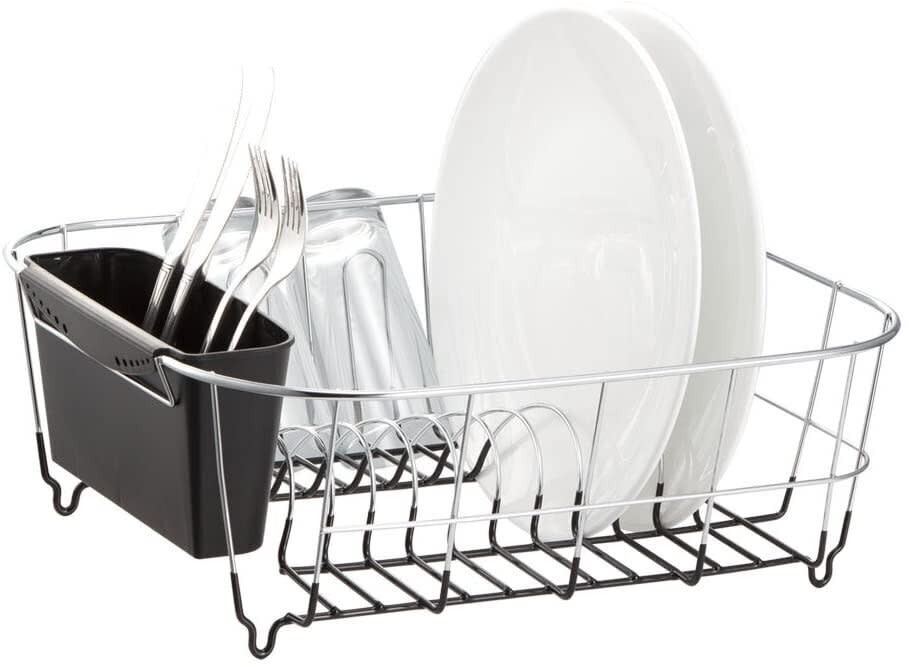 Every kitchen needs a useful dish drainer. <a href="https://amzn.to/3lOxBeO" target="_blank" rel="noopener noreferrer">This no-frills dish-drying rack</a> includes a few places for plates, dishes and cutlery and is perfect for those who live alone or small families. Normally $30, <a href="https://amzn.to/3lOxBeO" target="_blank" rel="noopener noreferrer">get it on sale for $12</a> on Prime Day on Amazon.
