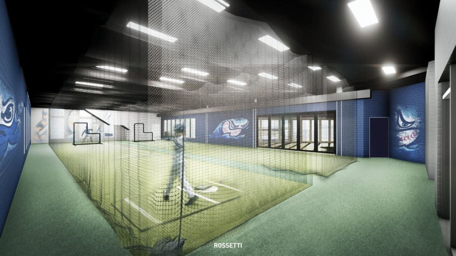 A rendering shows renovations to LMCU Ballpark. (Courtesy Whitecaps Media Department)