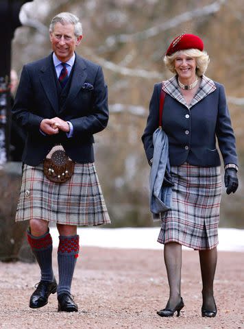 <p>Jeff J Mitchell/Getty</p> King Charles and Queen Camilla