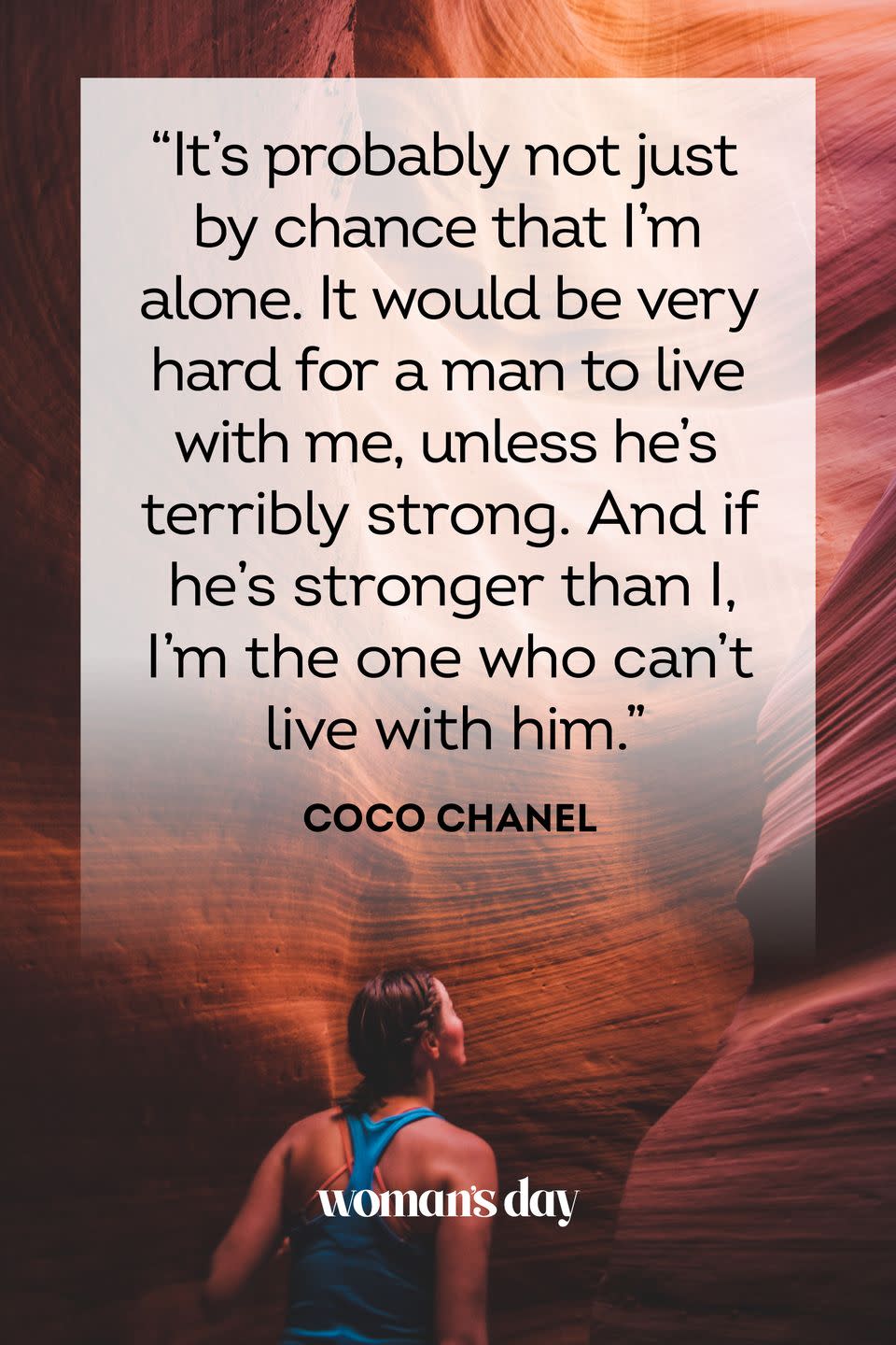 being single quotes coco chanel