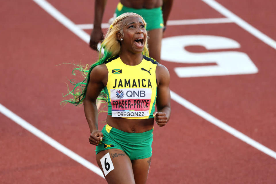 Watch Shelly Ann Fraser Pryce and many fan favorites compete at 2022 Diamond League Lausanne this weekend on Peacock and CNBC!