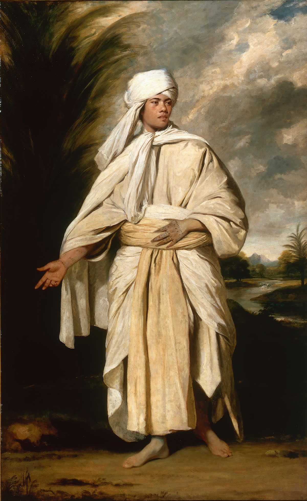 Omai travelled to England with the second expedition of Captain Cook (Public domain)