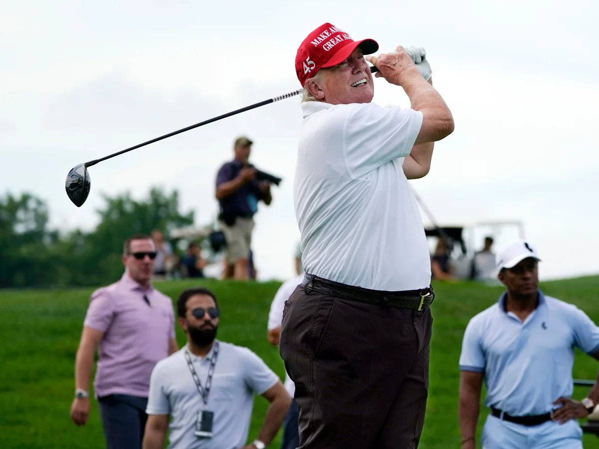 Tickets for Trump's Saudi-backed LIV golf tournament selling for as little as $1..