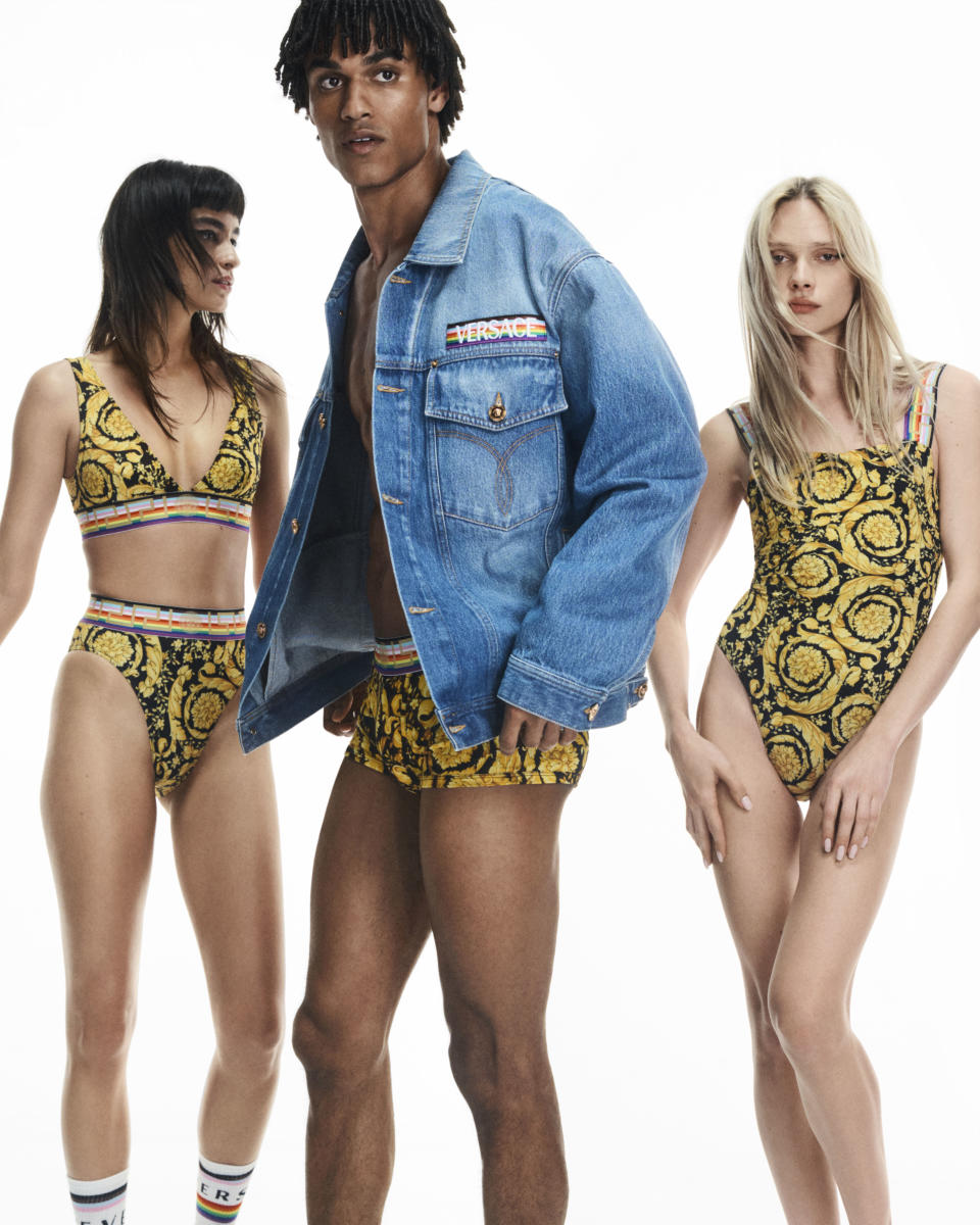  Versace Pride Collection in support of the Elton John AIDS Foundation 