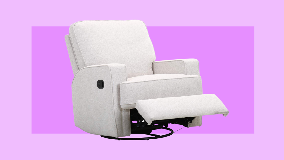 Feel free to rock, glide, and recline in the Ravenna recliner.