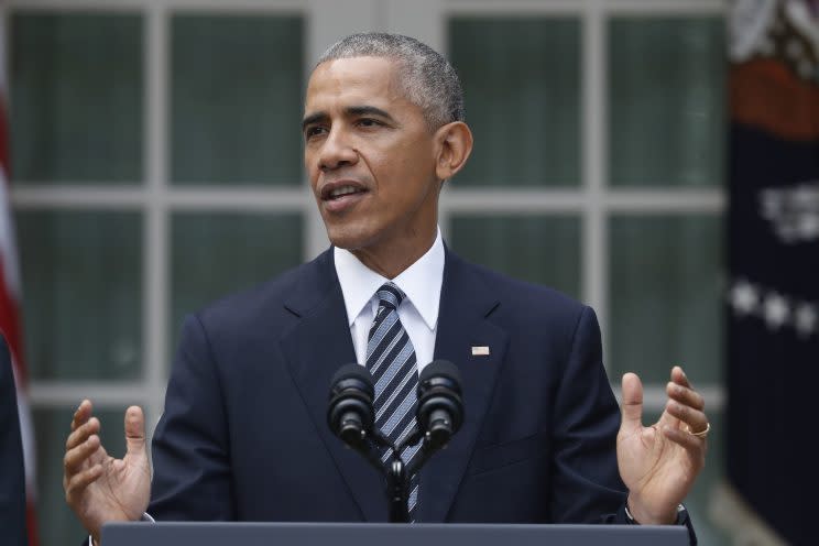 Election 2016: President Obama speaks about Trump victory in the Rose Garden of the White House. 