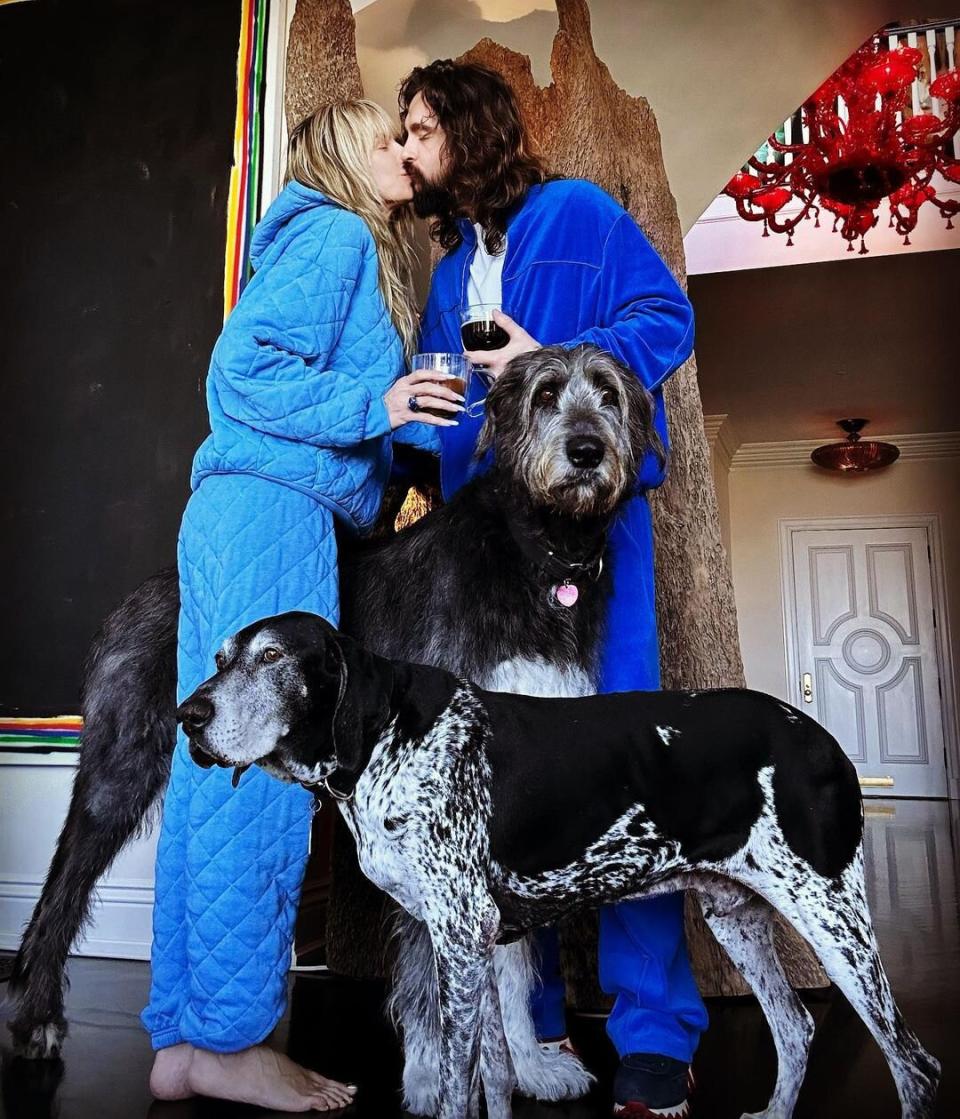 Heidi Klum, dogs