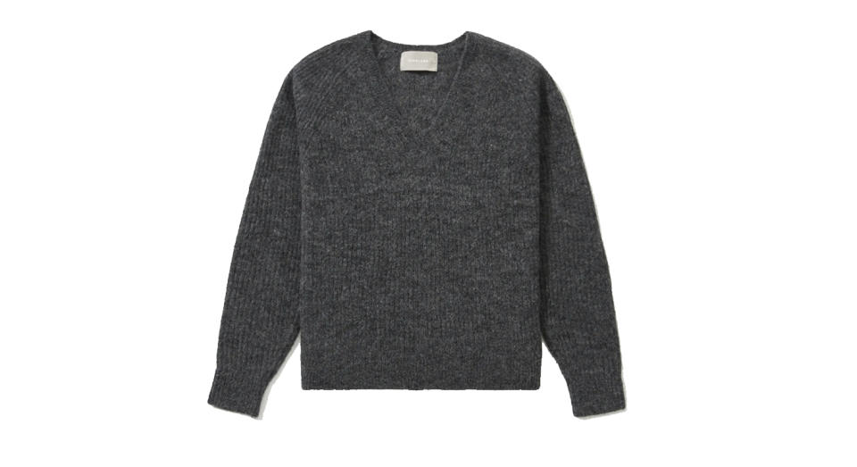 The Alpaca V-Neck Sweater 