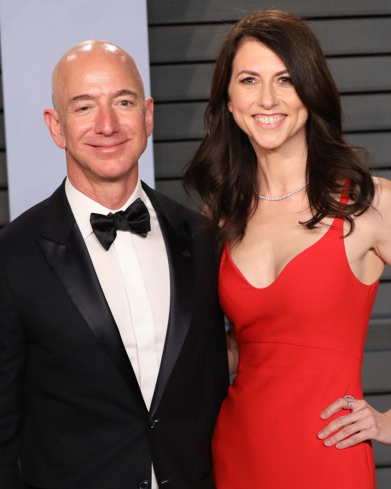 Jeff Bezos and MacKenzie Bezos