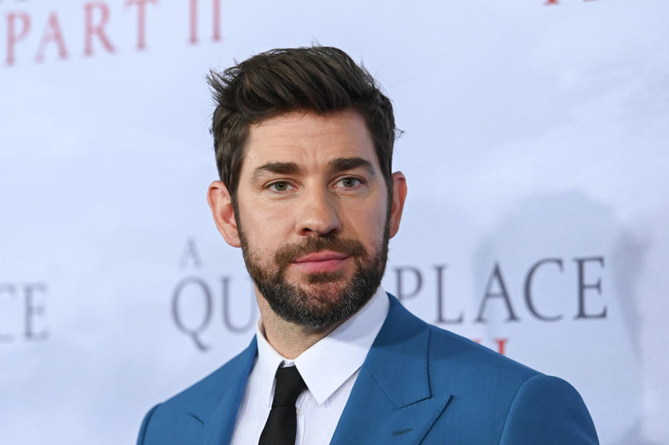 NEW YORK, NEW YORK - MARCH 08: Actor John Krasinski attends the "A Quiet Place Part II" World Premiere at Rose Theater, Jazz at Lincoln Center on March 08, 2020 in New York City. (Photo by Mike Coppola/Getty Images)