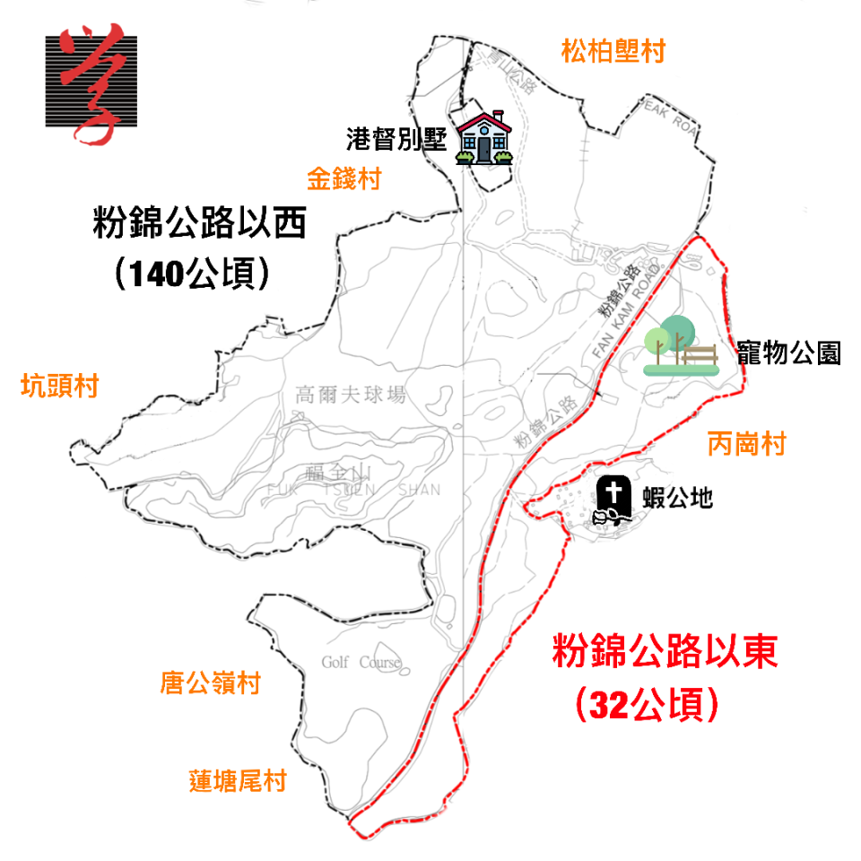 粉嶺高球場地圖