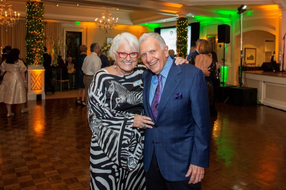 Patty & Jay Baker, for whom the new senior center building is named, attend the 11th annual Evening for Better Tomorrows gala Jan. 14, 2023, Royal Poinciana Golf Club in Naples.