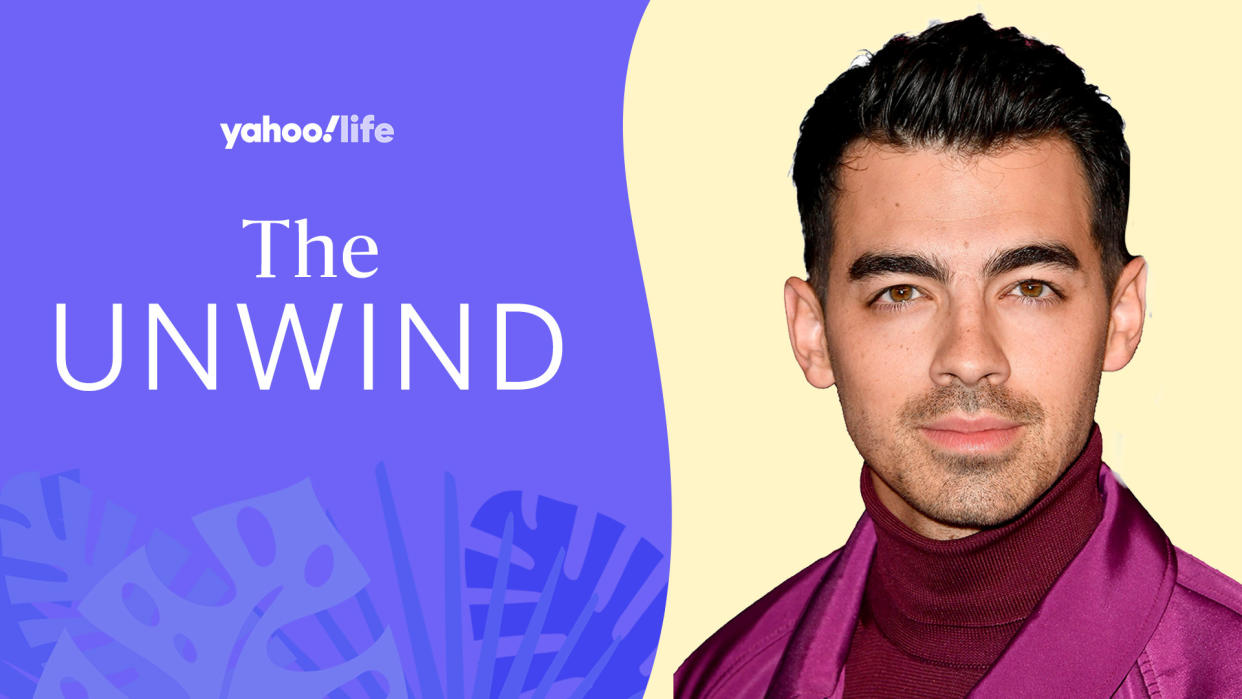 Joe Jonas talks about the importance of prioritizing physical and mental wellbeing. (Photo: Getty Images; designed by Quinn Lemmers)