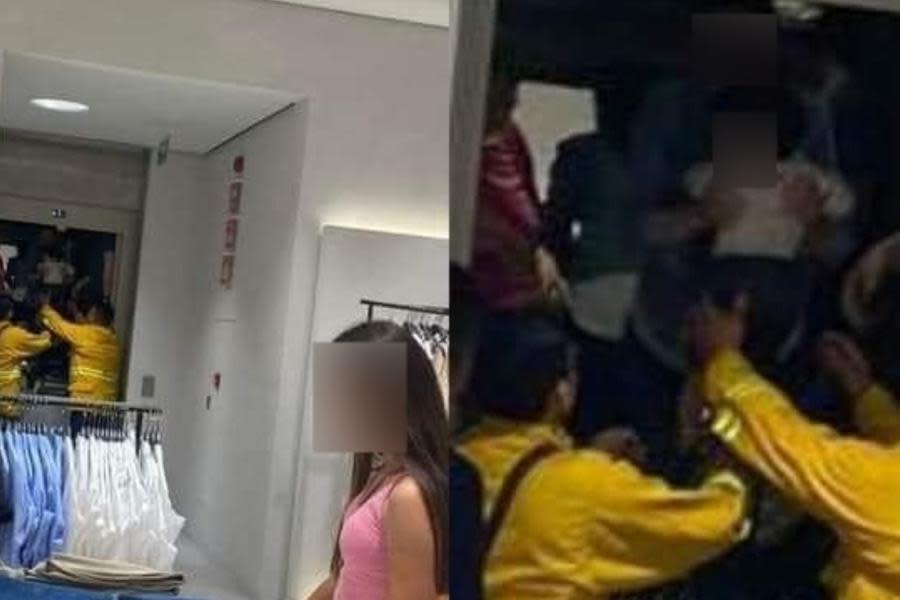 Tres adultos y un niño de 2 años quedan atrapados en elevador de Zara en Plaza Península de Tijuana