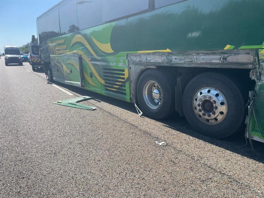 USC bus crash in Mississippi (Courtesy: Mississippi Highway Patrol) 