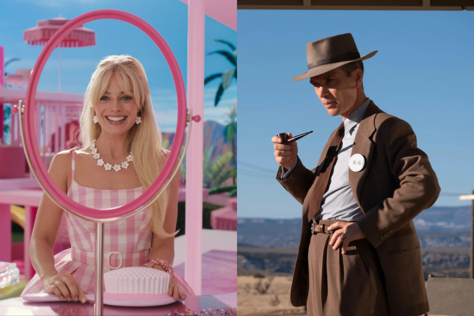 "Barbie" and "Oppenheimer" both came out July 21, 2023.