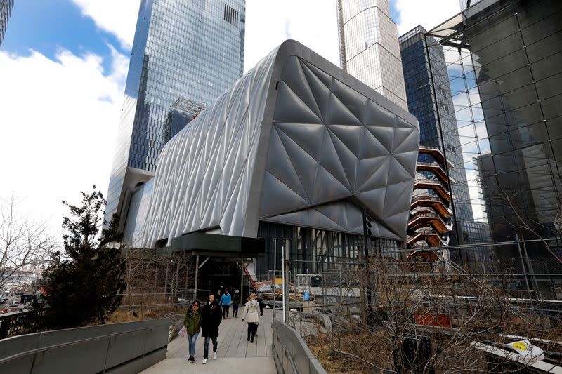 FILE PHOTO: "The Shed" at the Hudson Yards development on Manhattan's West side in New York City