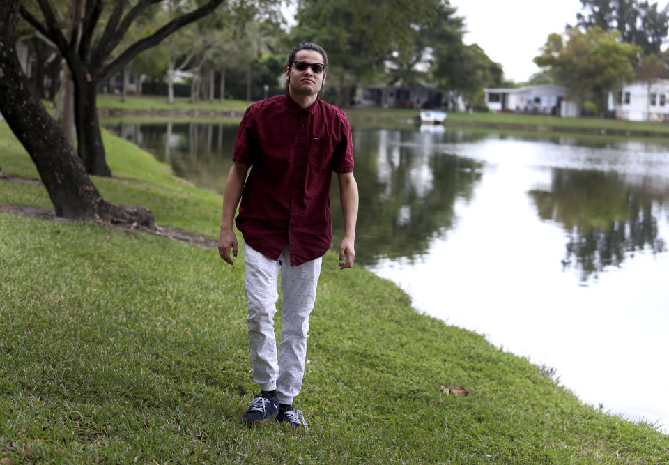 Leonardo Silva Oliveira, 26, of Coconut Creek was the unfortunate namesake of a wanted fugitive. He was arrested last Thursday on a warrant out of Palm Beach County, was jailed until Tuesday morning. (Carline Jean/South Florida Sun-Sentinel via AP)