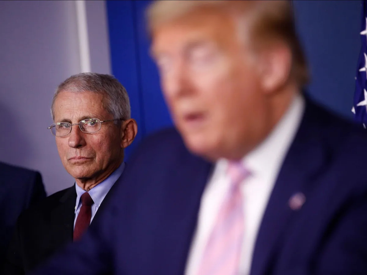 Dr. Anthony Fauci says he had a 'bad feeling' before the White House briefing wh..