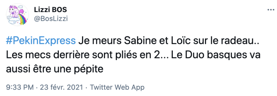 Le duo d'inconnus a amusé les internautes