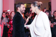 <p>Jamie Dornan and Rita Ora photographed for the Fifty Shade Freed Premiere on Feb 6, 2018 in Paris, France. (Photo by Olivier VIGERIE / Contour by Getty Images) </p>