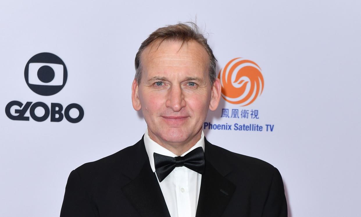 English actor Christopher Eccleston arrives for the 47th Annual International Emmy Awards at New York Hilton on November 25, 2019 in New York City. - The International Emmy Award is an award ceremony bestowed by the International Academy of Television Arts and Sciences in recognition to the best television programs initially produced and aired outside the United States. (Photo by Angela Weiss / AFP) (Photo by ANGELA WEISS/AFP via Getty Images)