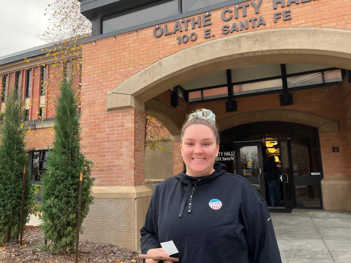 Alyx Heizer, 30, an Olathe resident who works in finance, said she voted against the abortion amendment and has attended several protests in support of abortion rights. 