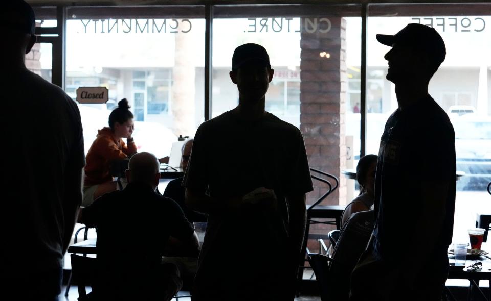 Aug 12, 2022; Phoenix, Arizona, USA; Cultivate Coffee at 505 West Dunlap Ave. Mandatory Credit: Rob Schumacher-Arizona Republic