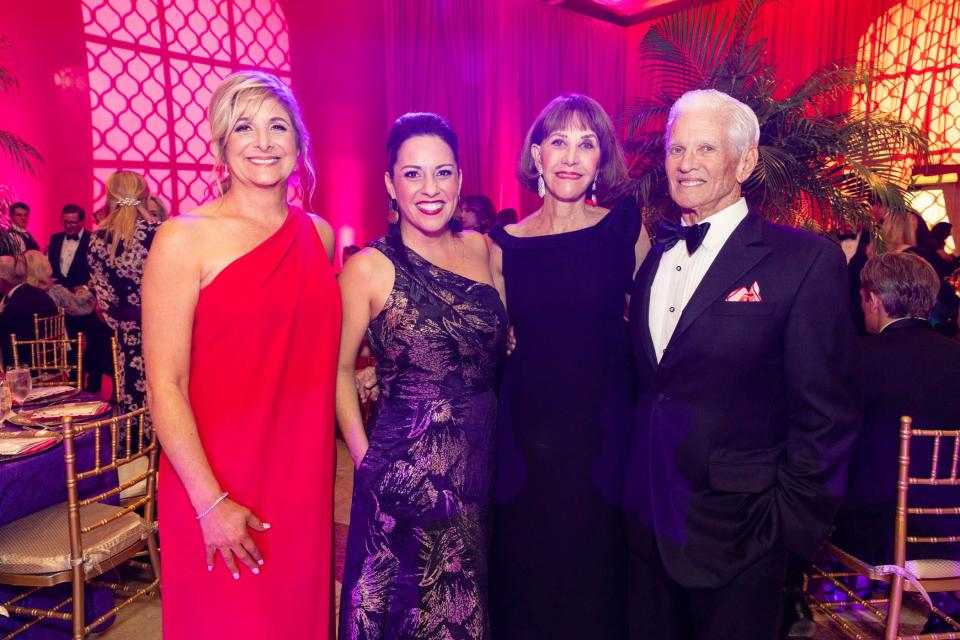 Boys & Girls Clubs of Palm Beach County President and CEO Jaene Miranda and Christina Lambert with donors Julie and Mike Connors