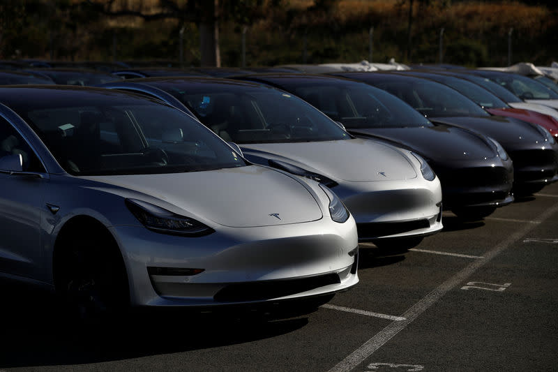 The Tesla Model 3. (Photo: Stephen Lam/Reuters)