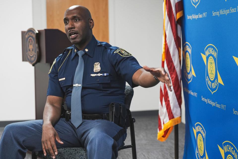 Col. James F. Grady II, director of the Michigan State Police, on Monday, July 8, 2024.