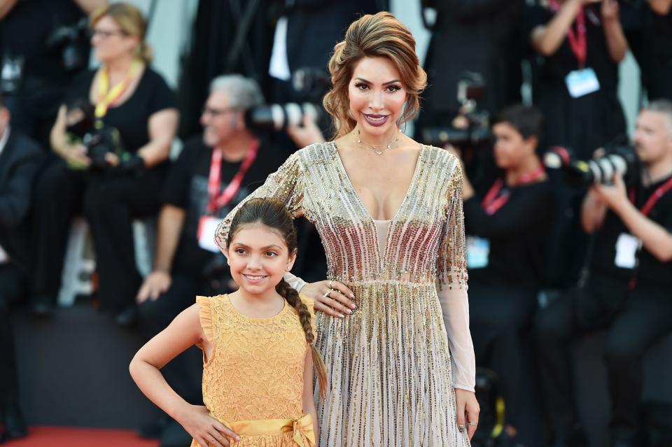 Farrah Abraham and Sophia on the red carpet