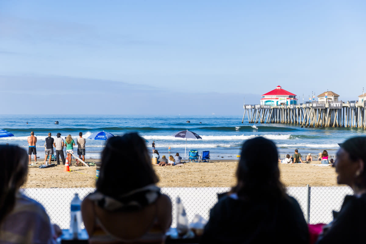 It's that time of year, the U.S. Open lands in Huntington Beach this week, and with it the hopes of aspiring pro surfers from around the globe.<p>Kenny Morris / WSL</p>