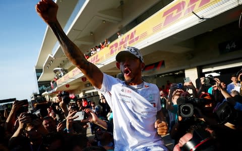 Lewis Hamilton - Lewis Hamilton seals sixth F1 world title as Valtteri Bottas takes United States Grand Prix race victory - Credit: GETTY IMAGES